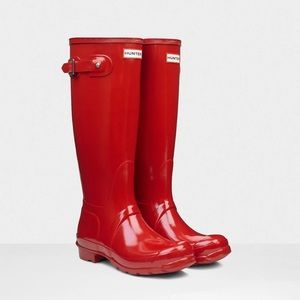 Red Hunter Boots